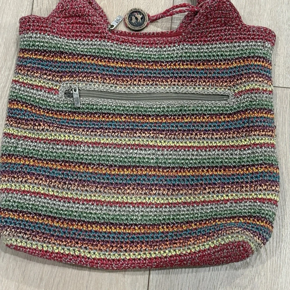 The Sak crochet striped